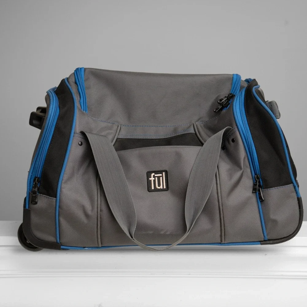 FuL Rolling Duffel Bag Wheeled Carry On Luggage Travel Bag GorpCore Utility Bag